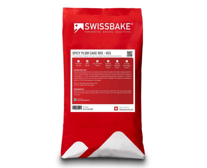 SWISSBAKE - SPICY PLUM CAKE MIX - VEG 1kg