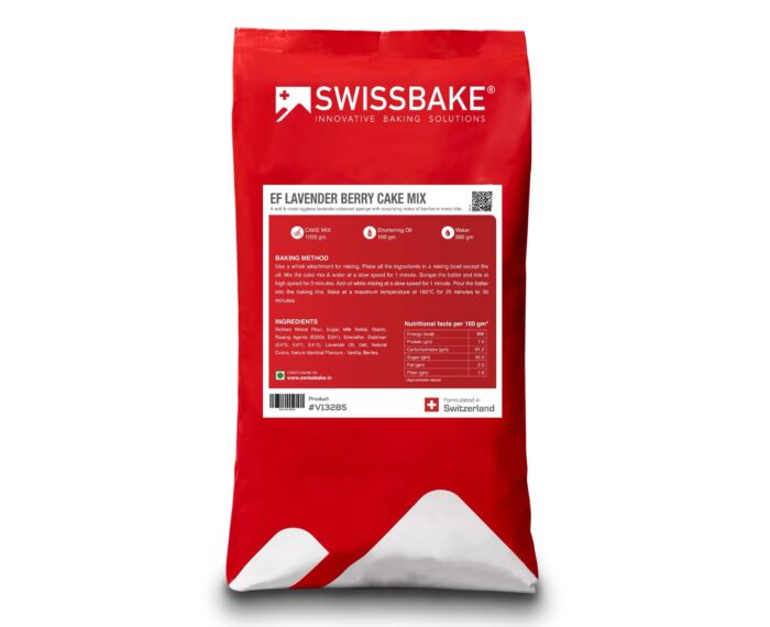 SWISSBAKE - EF LAVENDER BERRY CAKE MIX 1kg
